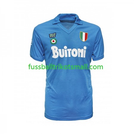 Fußballtrikots SSC Napoli 1987 Retro 1988 Kurzarm Heimtrikotsatz kaufen